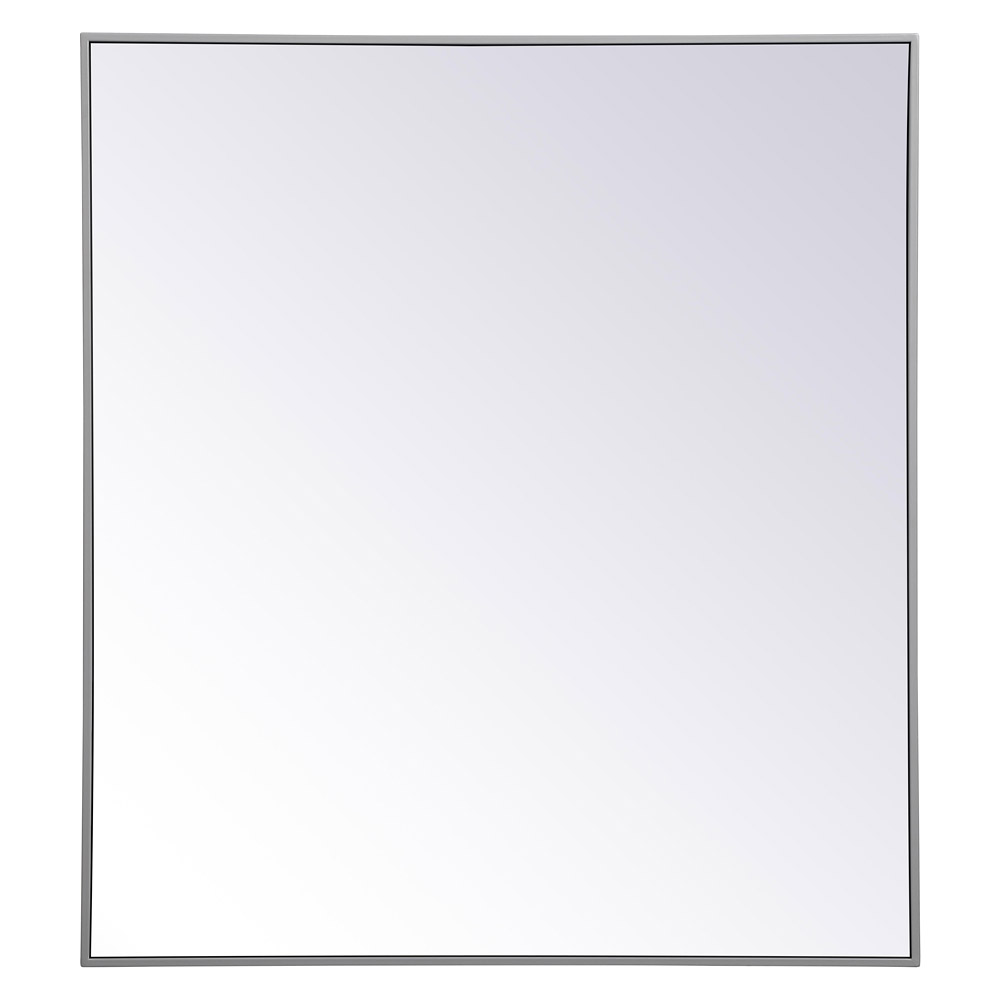 Elegant Wall Mirror - Gray, L 40" (MR43640GR)