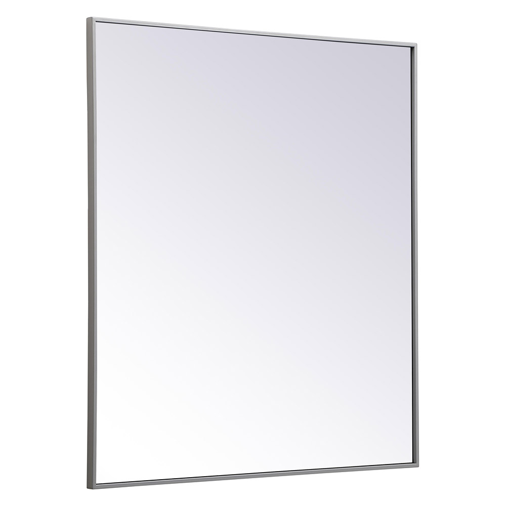 Elegant Wall Mirror - Gray, L 40" (MR43640GR)