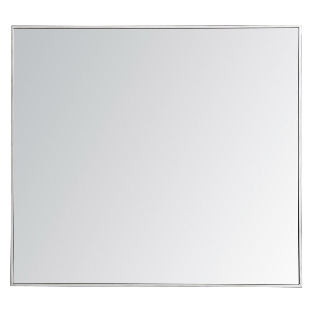 Elegant Wall Mirror - Silver, L 40" (MR43640S)