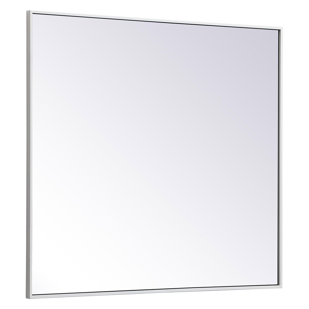 Elegant Wall Mirror - White, L 40" (MR43640WH)