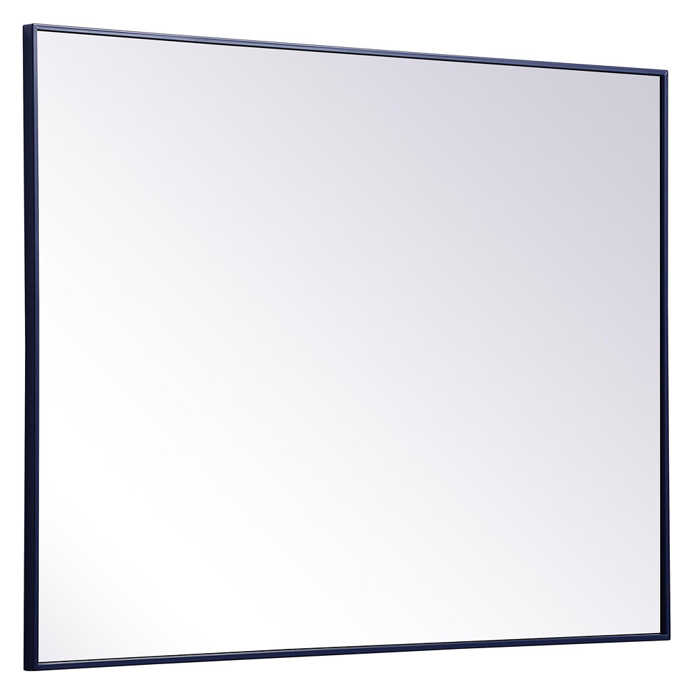 Elegant Wall Mirror - Blue, L 48" (MR43648BL)