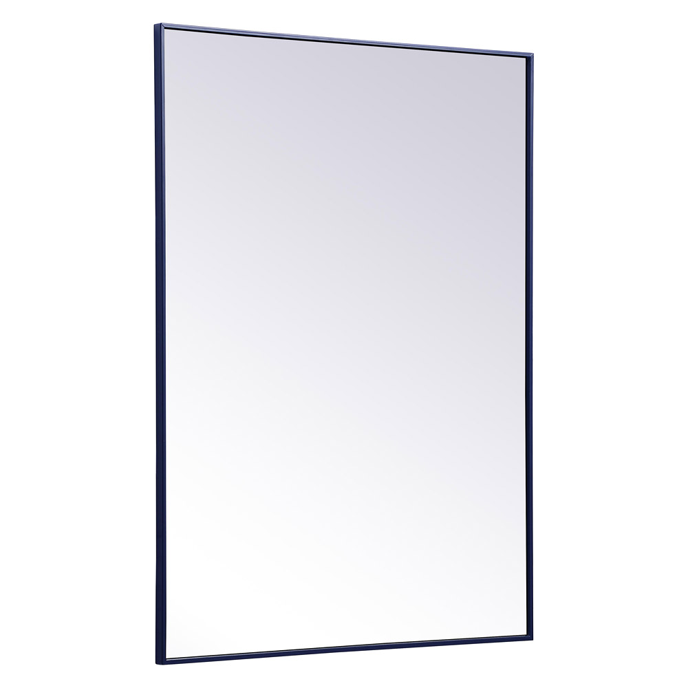 Elegant Wall Mirror - Blue, L 48" (MR43648BL)