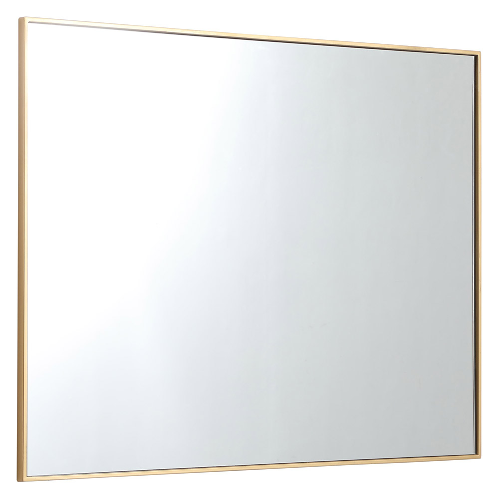 Elegant Wall Mirror - Brass, L 48" (MR43648BR)