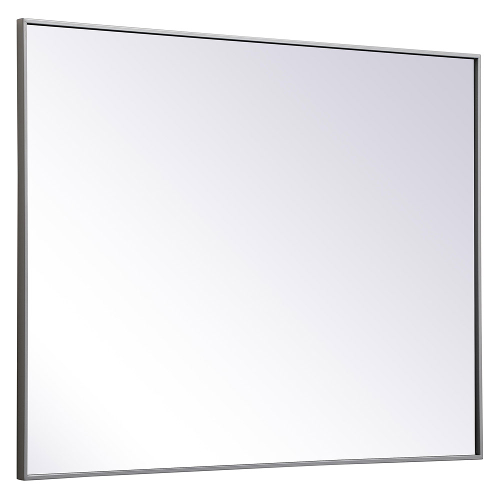 Elegant Wall Mirror - Gray, L 48" (MR43648GR)