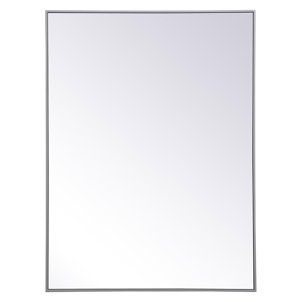 Elegant Wall Mirror - Gray, L 48" (MR43648GR)