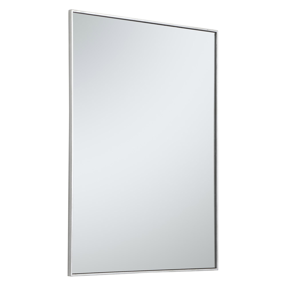 Elegant Wall Mirror - Silver, L 48" (MR43648S)