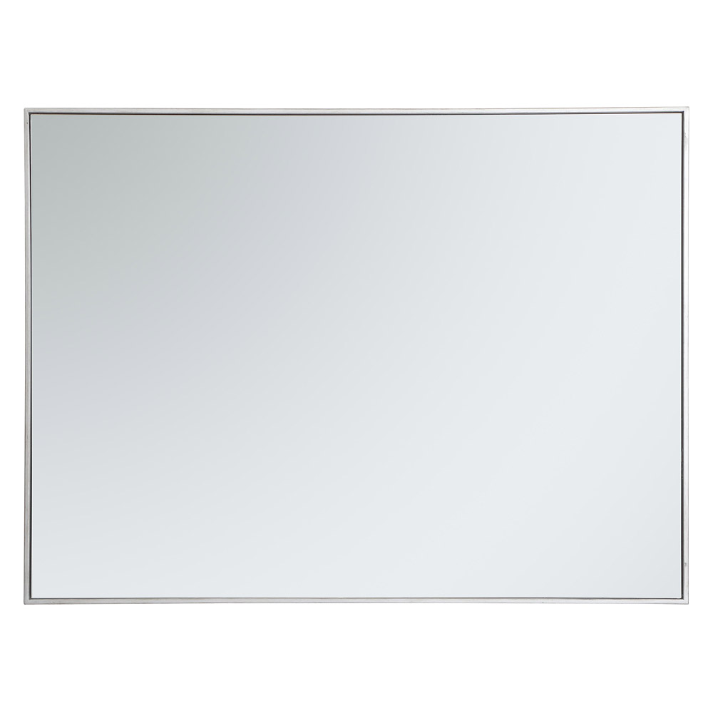 Elegant Wall Mirror - Silver, L 48" (MR43648S)