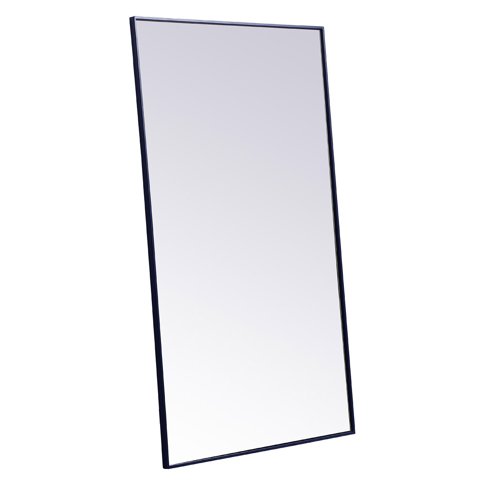 Elegant Wall Mirror - Blue, L 60" (MR43660BL)