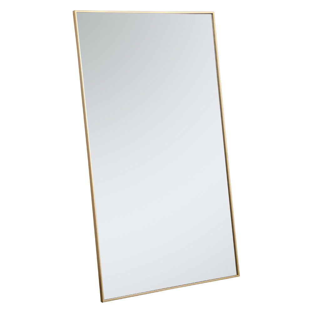 Elegant Wall Mirror - Brass, L 60" (MR43660BR)