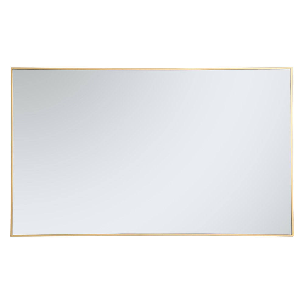 Elegant Wall Mirror - Brass, L 60" (MR43660BR)