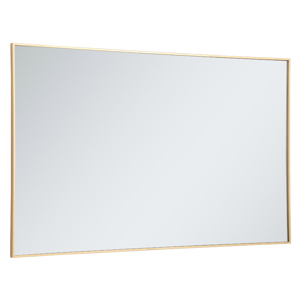 Elegant Wall Mirror - Brass, L 60" (MR43660BR)