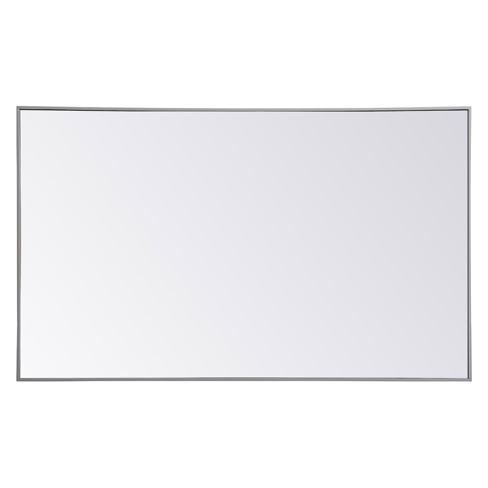 Elegant Wall Mirror - Gray, L 60" (MR43660GR)