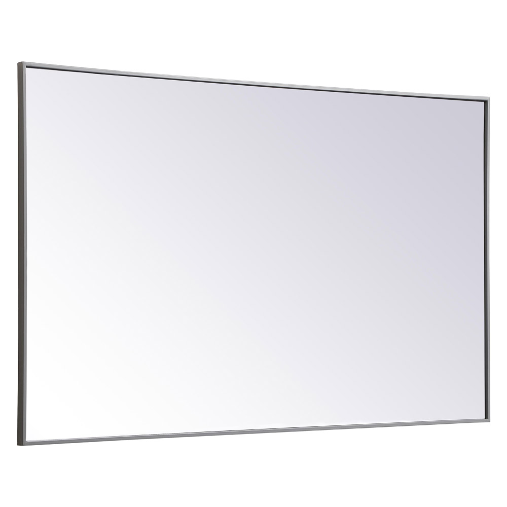 Elegant Wall Mirror - Gray, L 60" (MR43660GR)