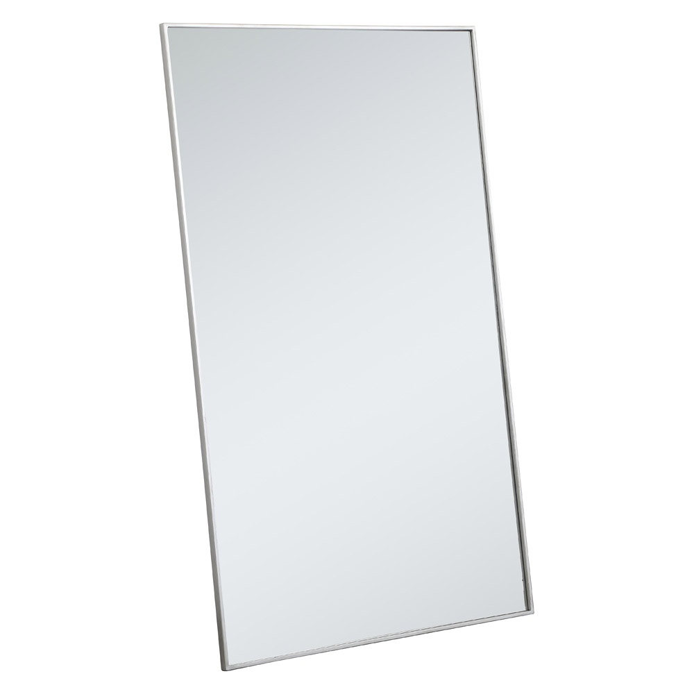 Elegant Wall Mirror - Silver, L 60" (MR43660S)