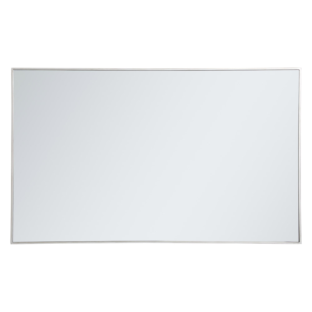 Elegant Wall Mirror - Silver, L 60" (MR43660S)