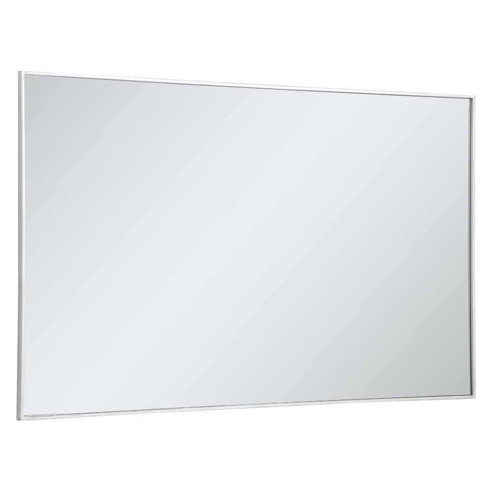 Elegant Wall Mirror - Silver, L 60" (MR43660S)