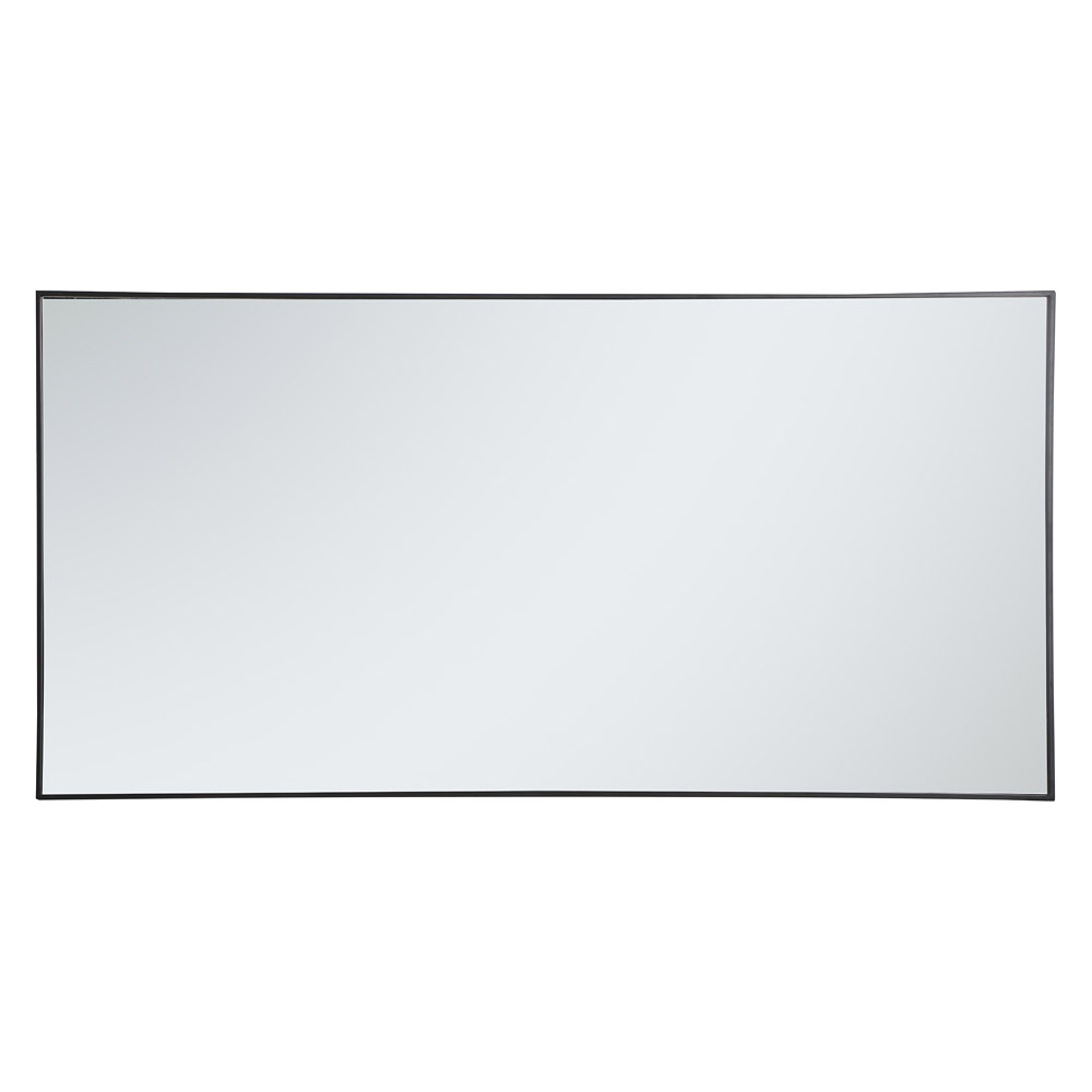 Elegant Wall Mirror - Black, L 72" (MR43672BK)