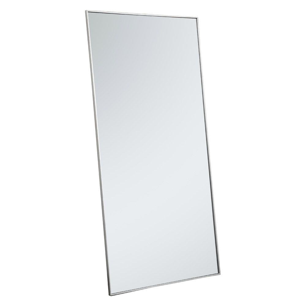 Elegant Wall Mirror - Silver, L 72" (MR43672S)