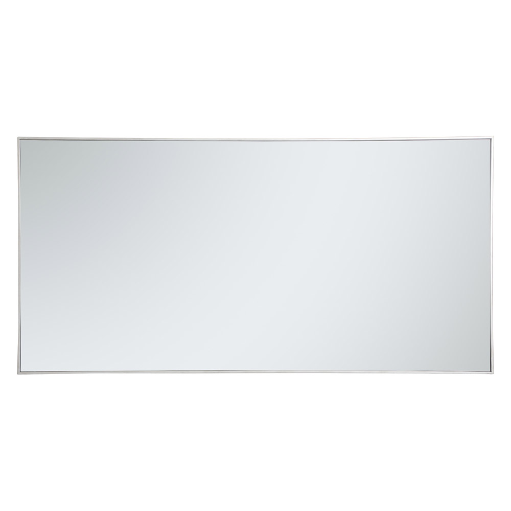 Elegant Wall Mirror - Silver, L 72" (MR43672S)