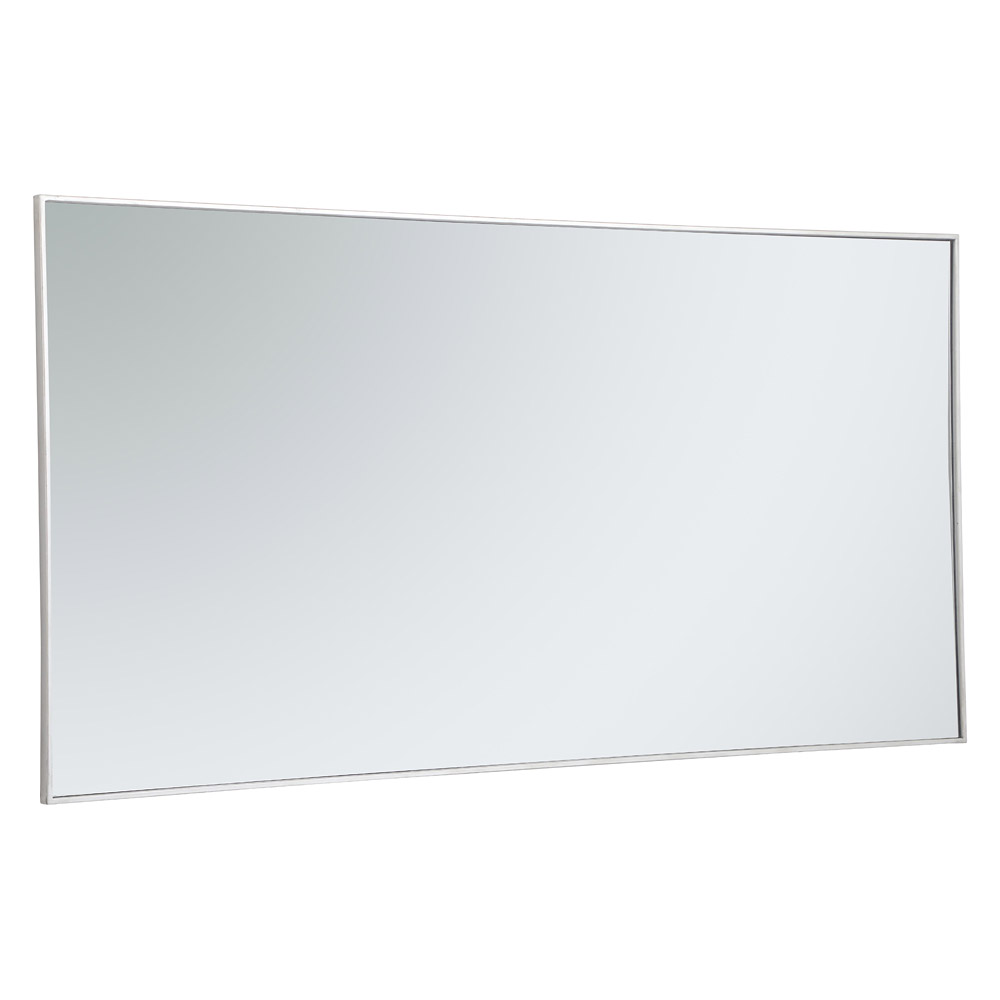 Elegant Wall Mirror - Silver, L 72" (MR43672S)