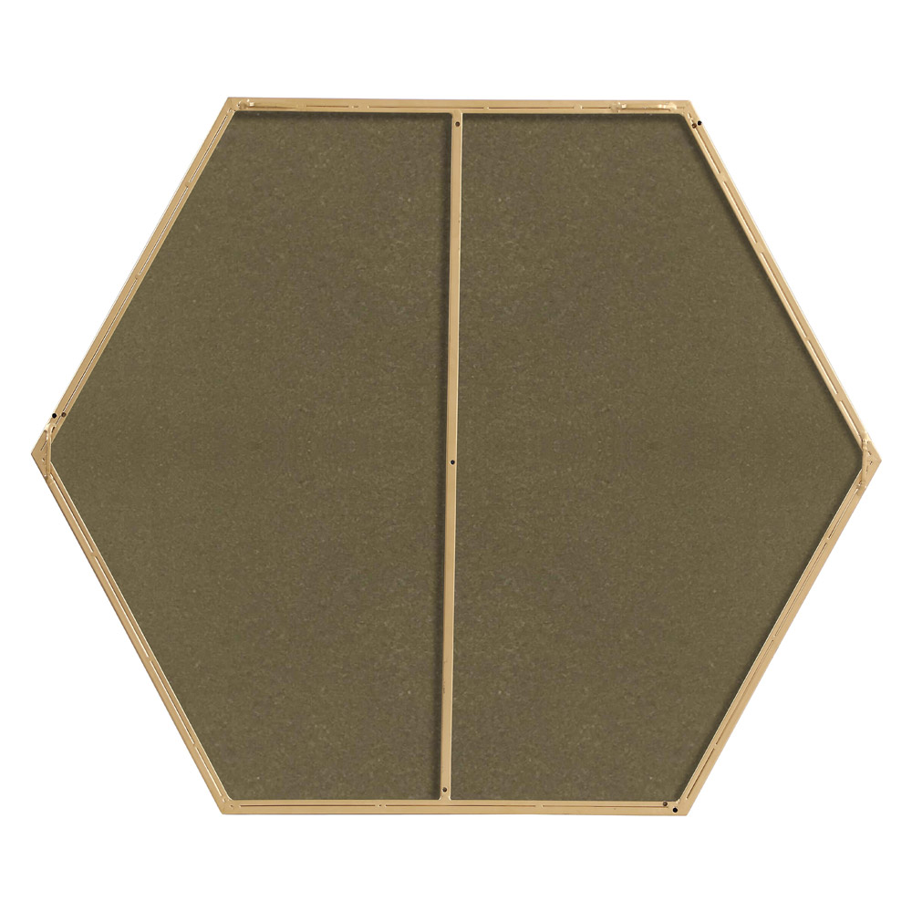 Elegant Wall Mirror - Brass, L 38" (MR4538BR)