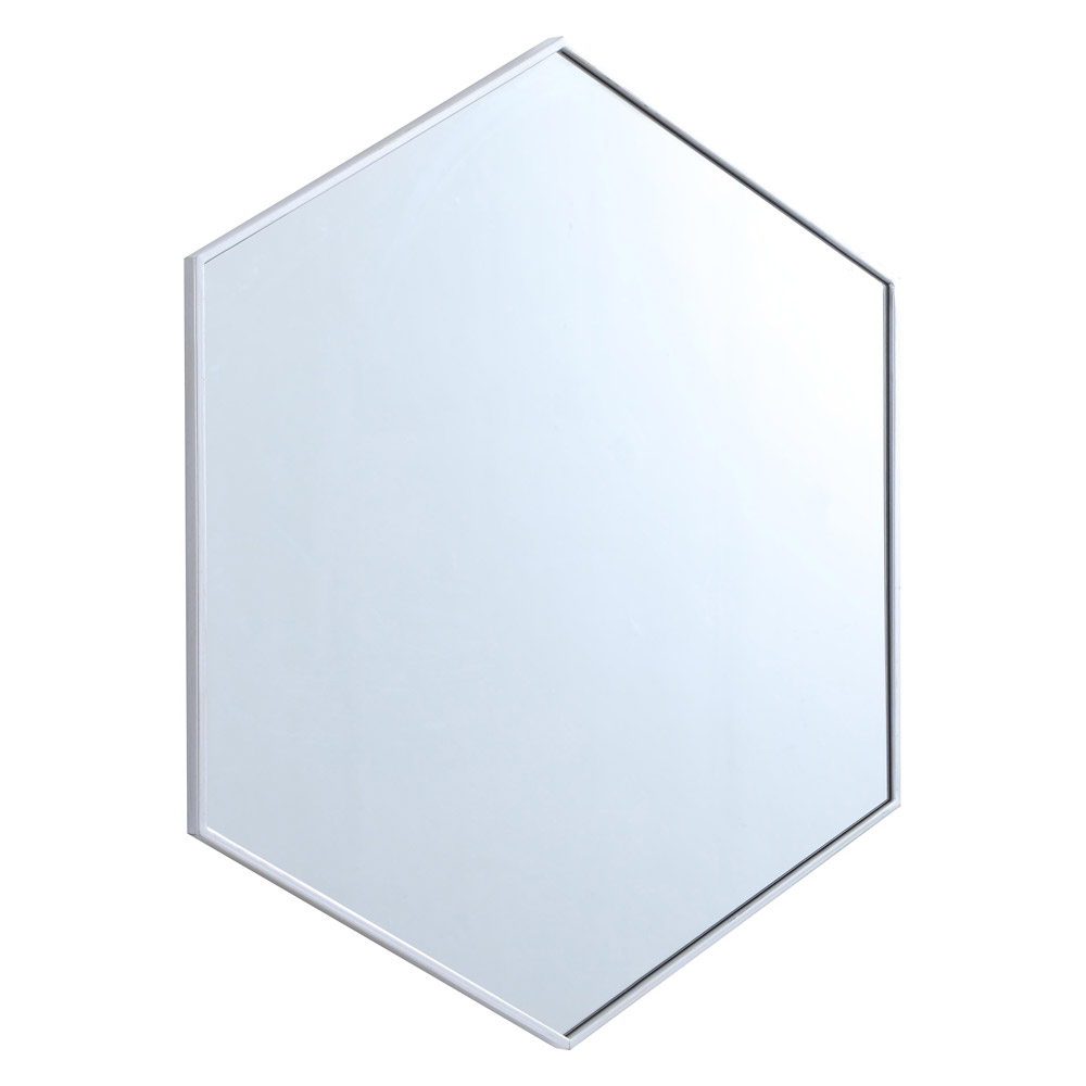 Elegant Wall Mirror - Silver, L 38" (MR4538S)