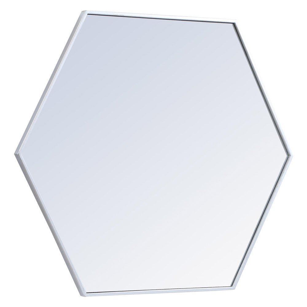 Elegant Wall Mirror - Silver, L 38" (MR4538S)