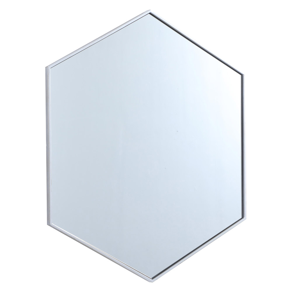 Elegant Wall Mirror - Silver, L 41" (MR4541S)