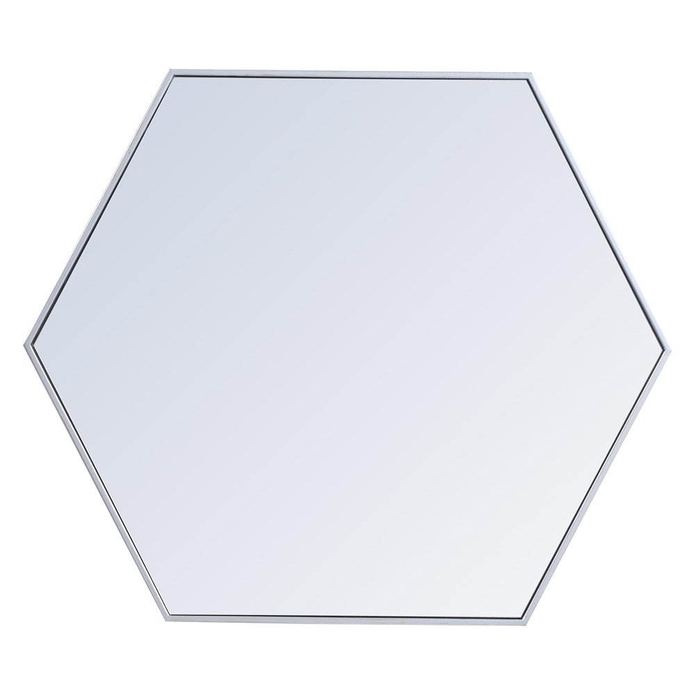 Elegant Wall Mirror - Silver, L 41" (MR4541S)