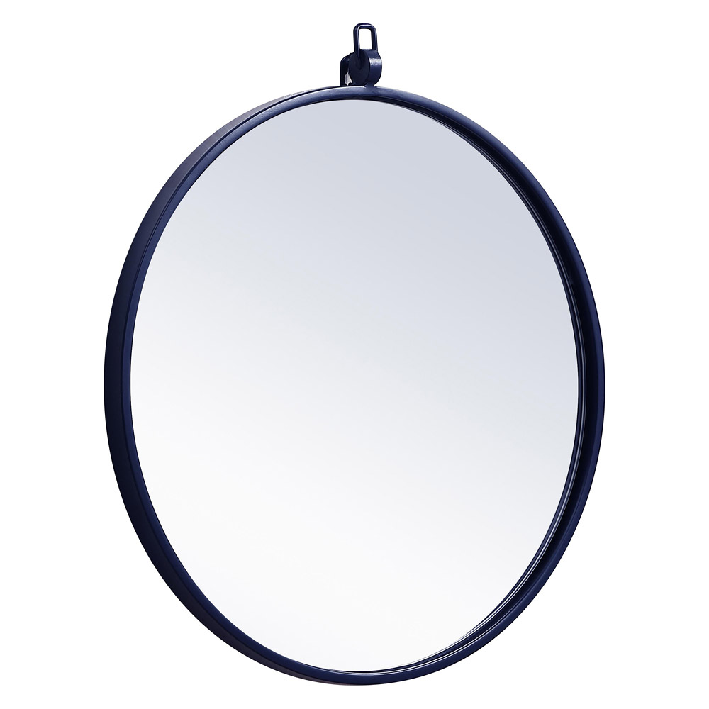 Elegant Wall Mirror - Blue, L 18" (MR4718BL)