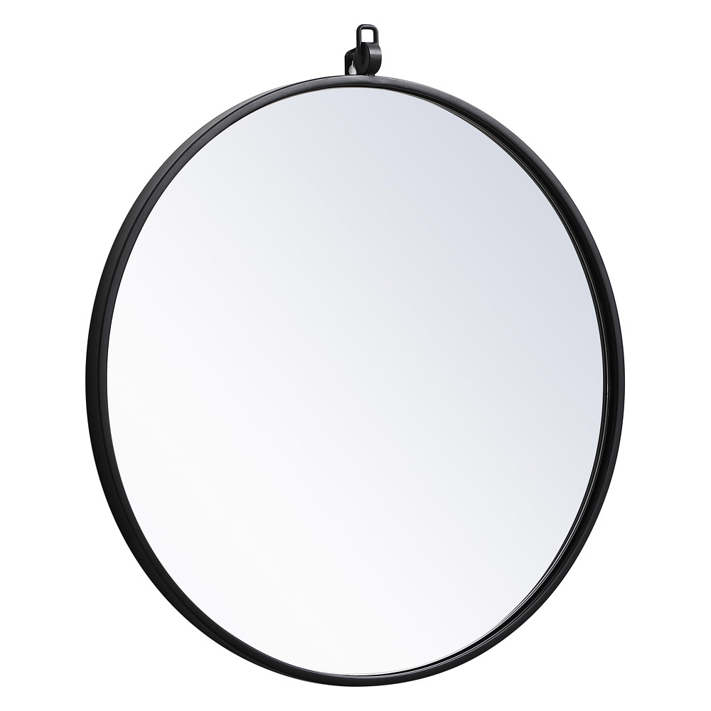 Elegant Wall Mirror - Black, L 21" (MR4721BK)