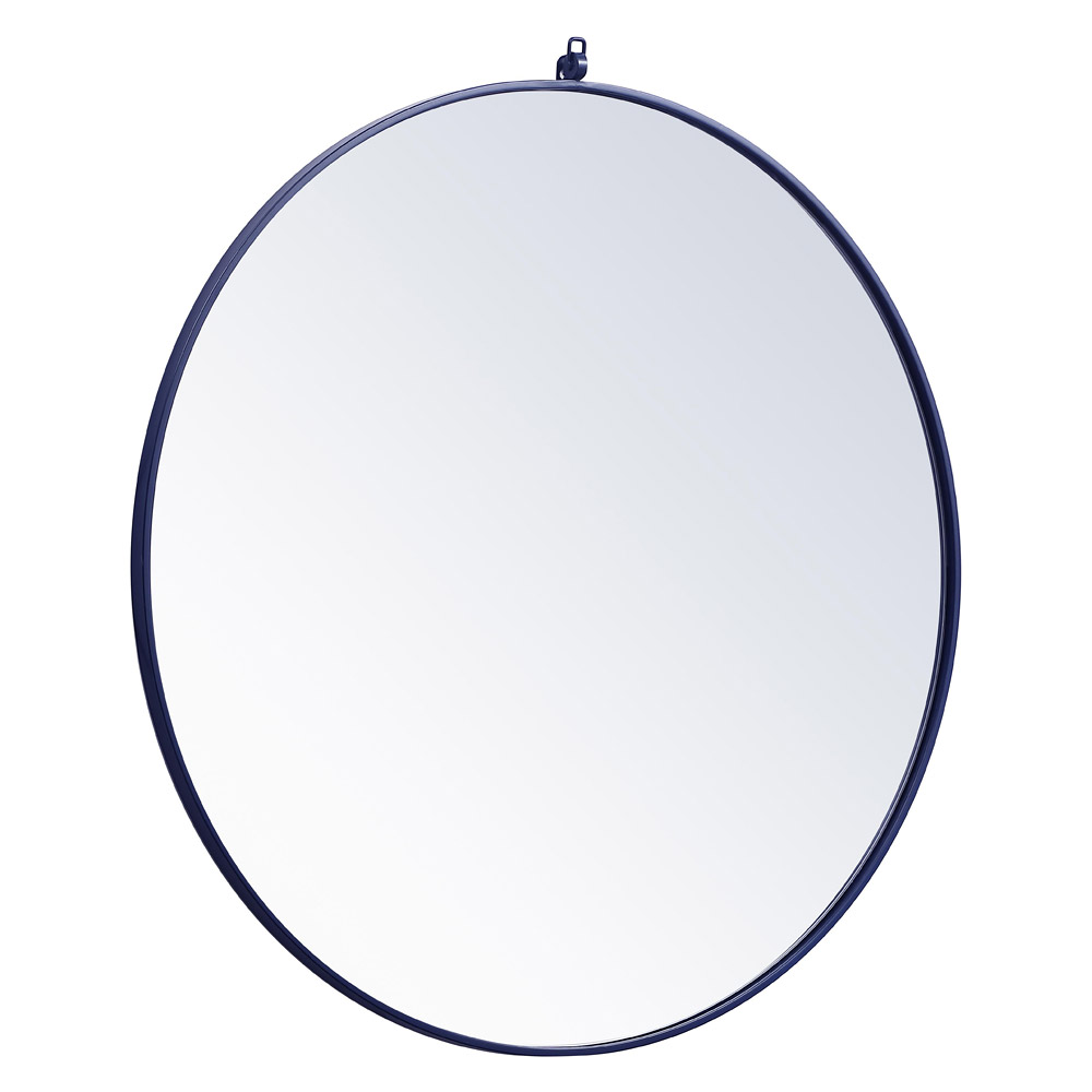 Elegant Wall Mirror - Blue, L 39" (MR4739BL)