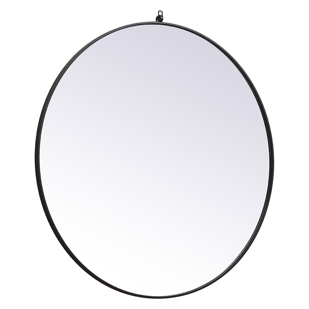 Elegant Wall Mirror - Black, L 45" (MR4745BK)