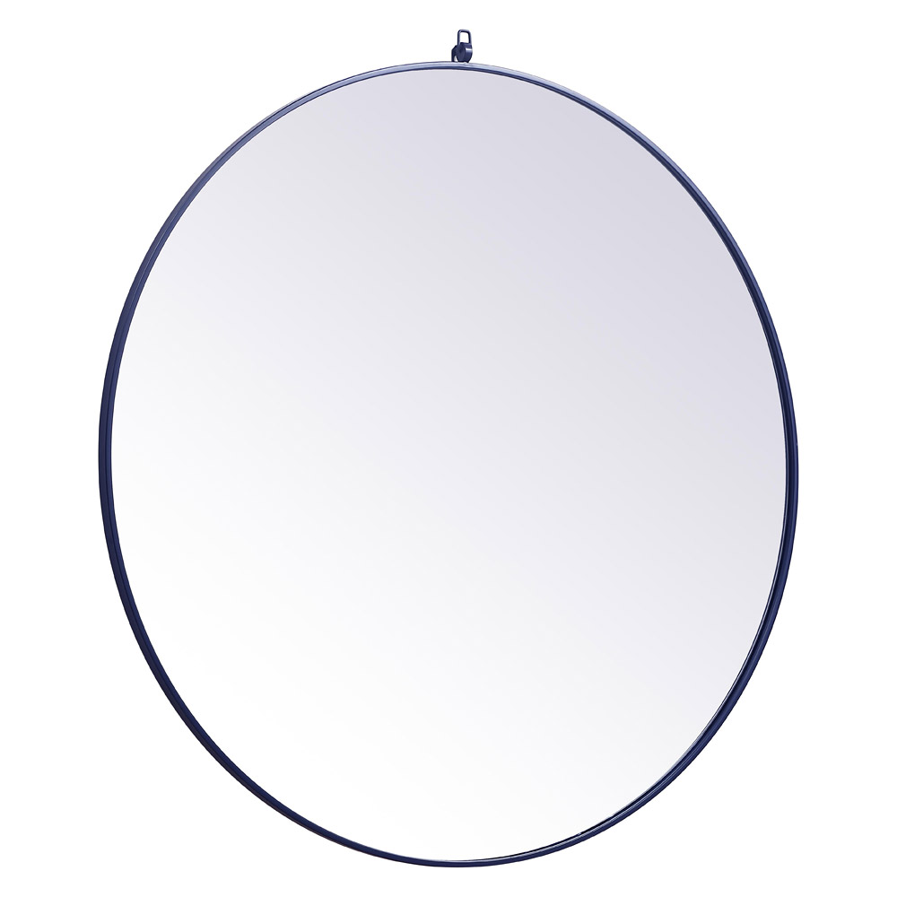 Elegant Wall Mirror - Blue, L 45" (MR4745BL)