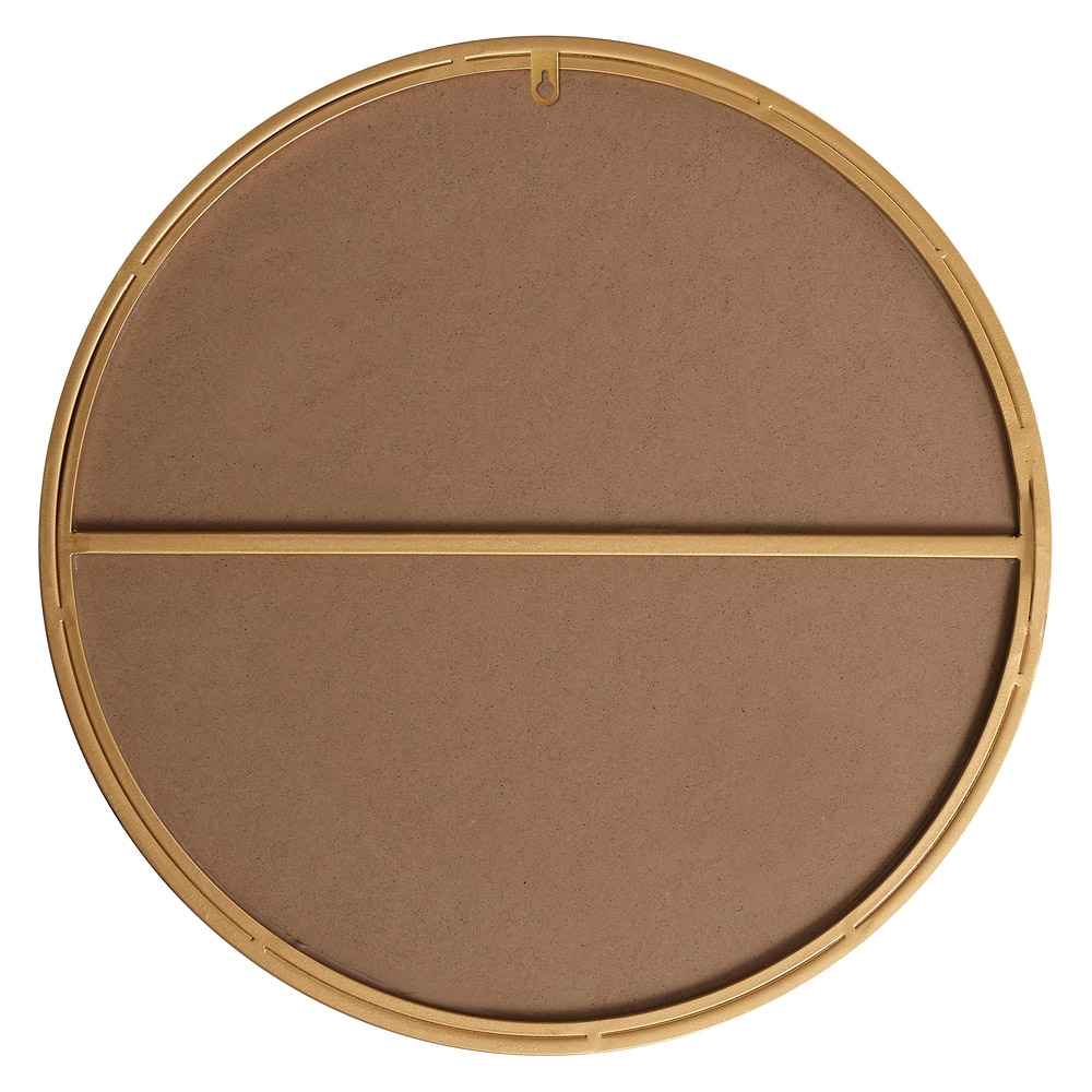 Elegant Wall Mirror - Brass, L 18" (MR4818BR)