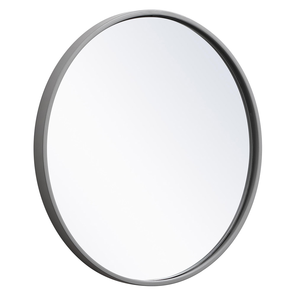 Elegant Wall Mirror - Gray, L 18" (MR4818GR)