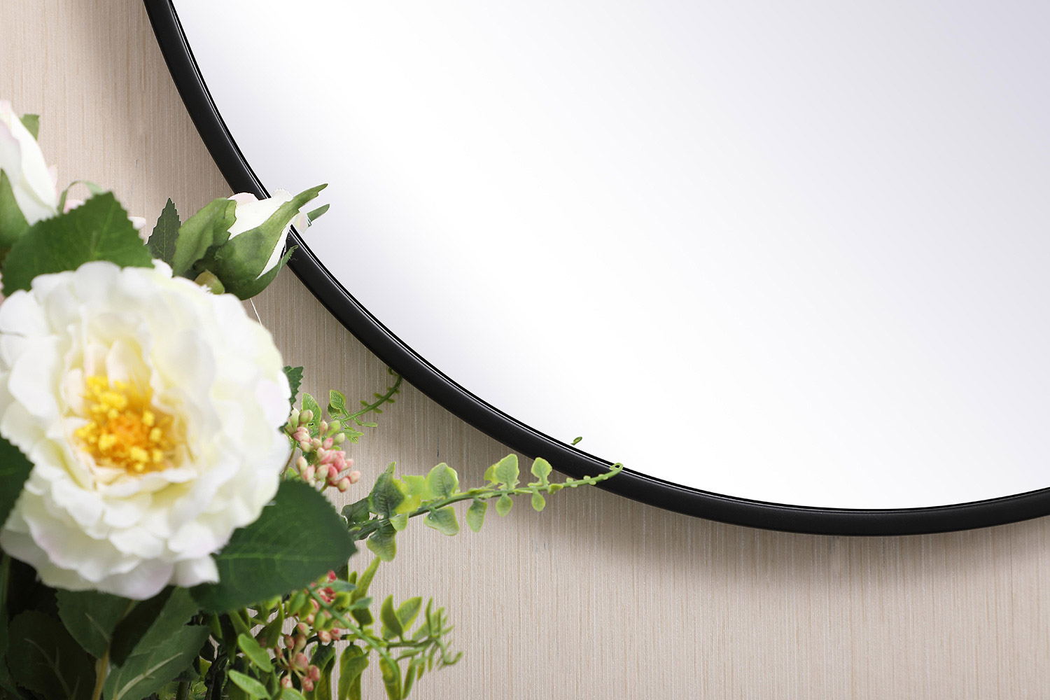 Elegant Wall Mirror - Black, L 21" (MR4821BK)