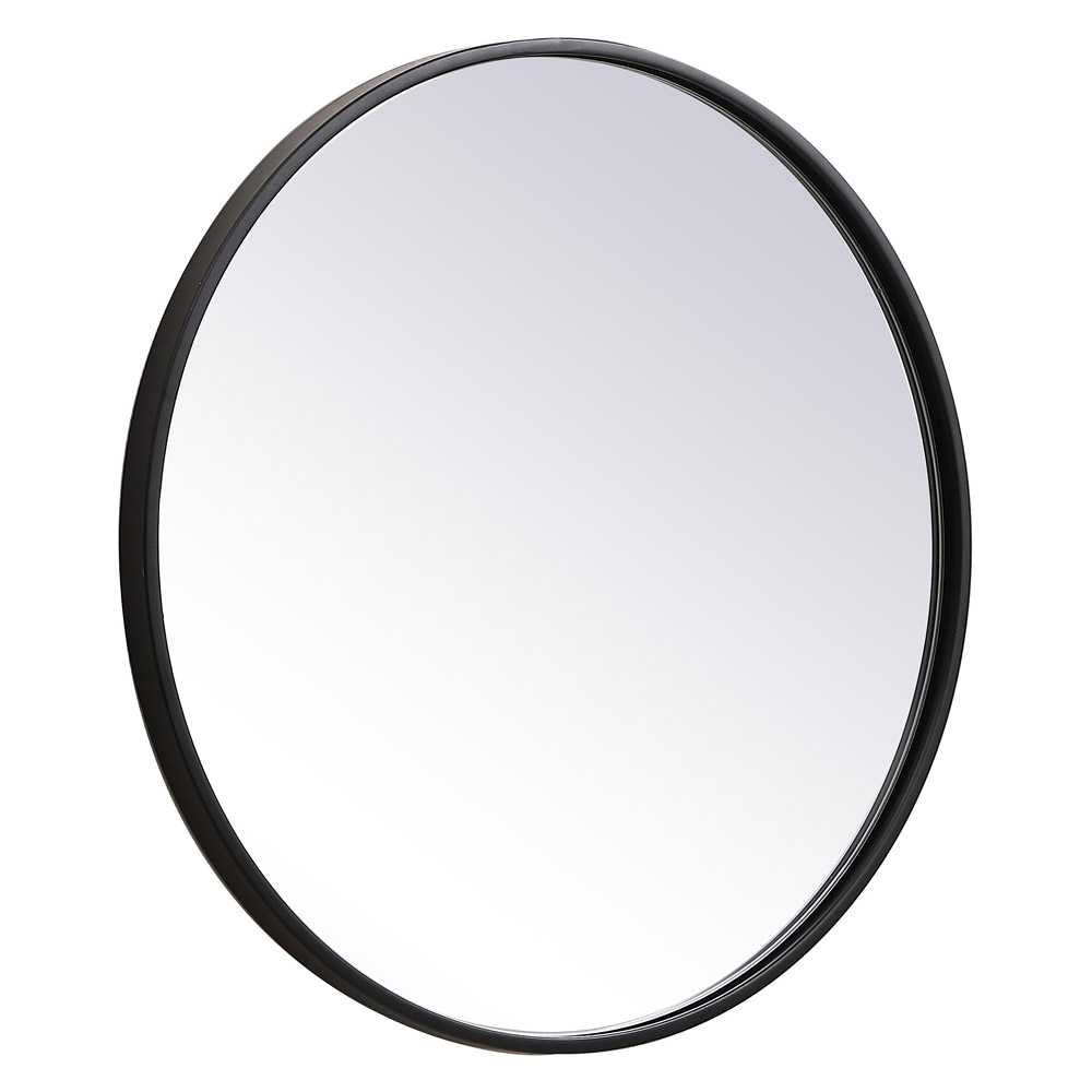 Elegant Wall Mirror - Black, L 21" (MR4821BK)