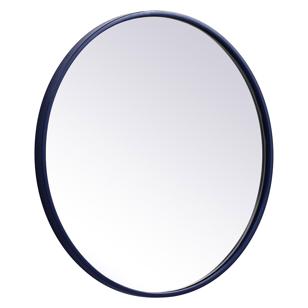 Elegant Wall Mirror - Blue, L 21" (MR4821BL)