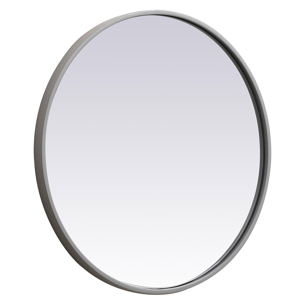 Elegant Wall Mirror - Gray, L 21" (MR4821GR)