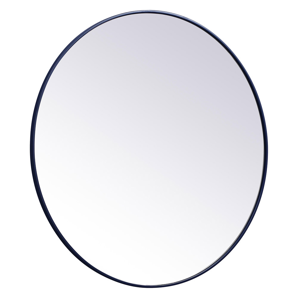 Elegant Wall Mirror - Blue, L 45" (MR4845BL)