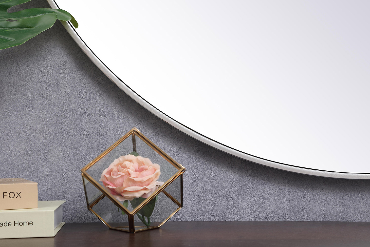 Elegant Wall Mirror - Silver, L 45" (MR4845S)