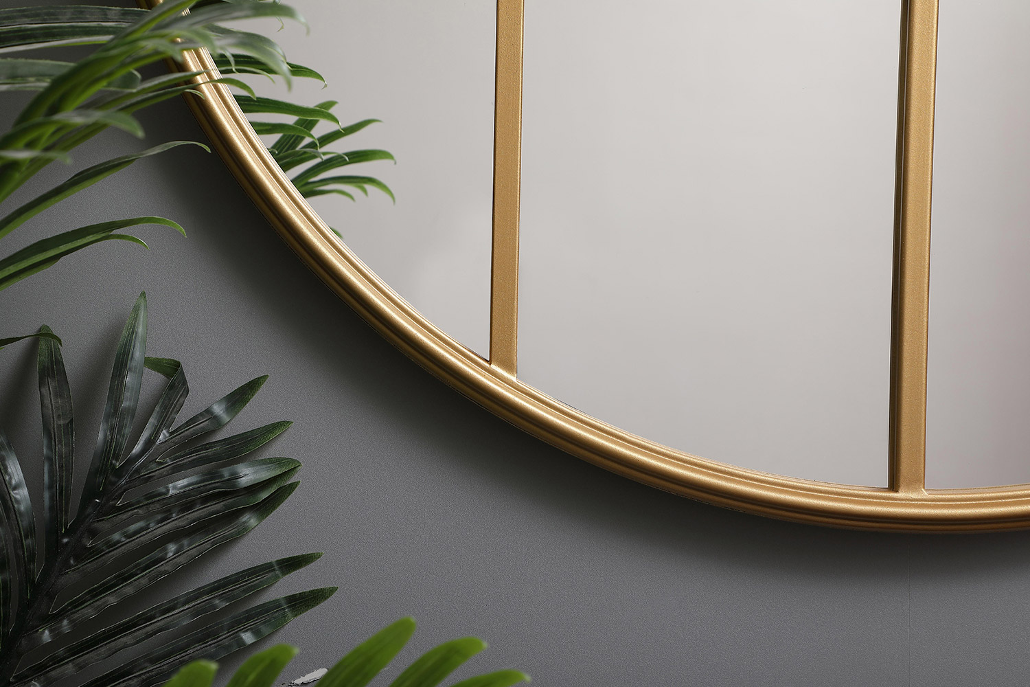 Elegant Wall Mirror - Brass, L 31.5" (MR633232BR)