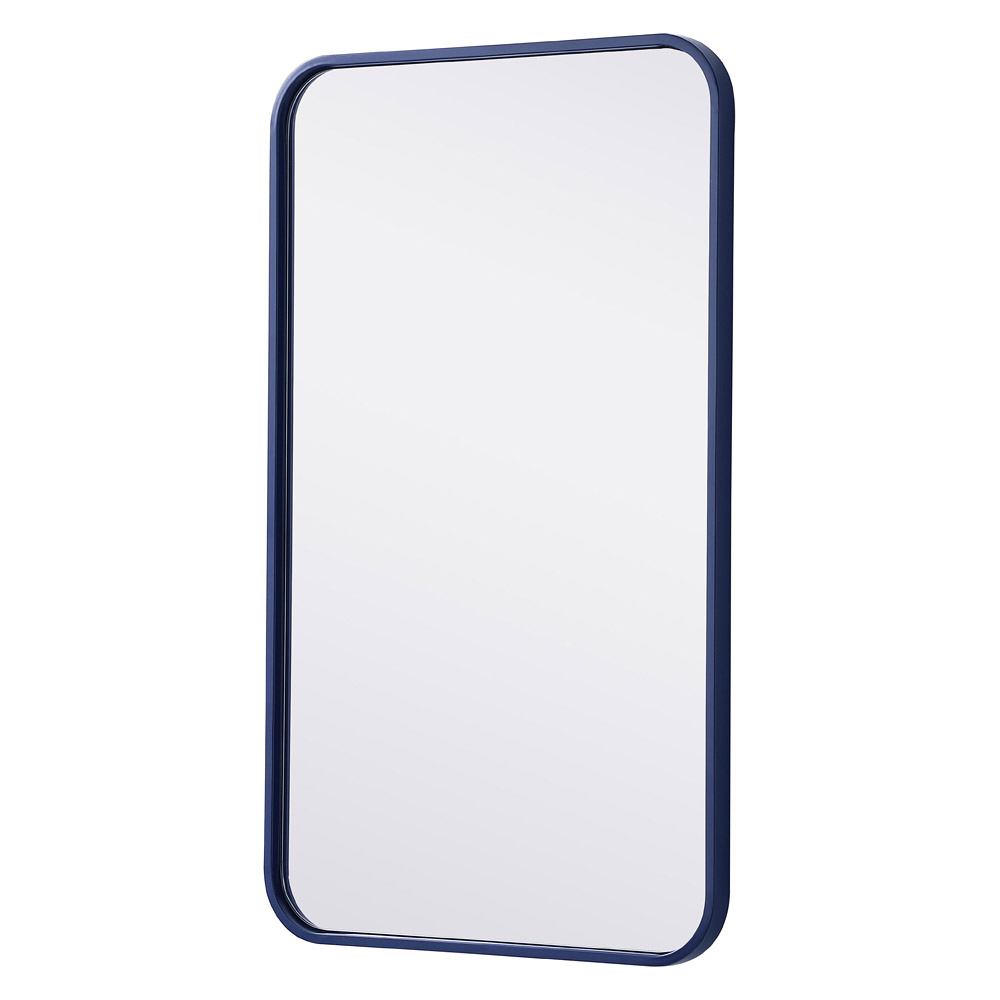 Elegant Wall Mirror - Blue, L 30" (MR801830BL)