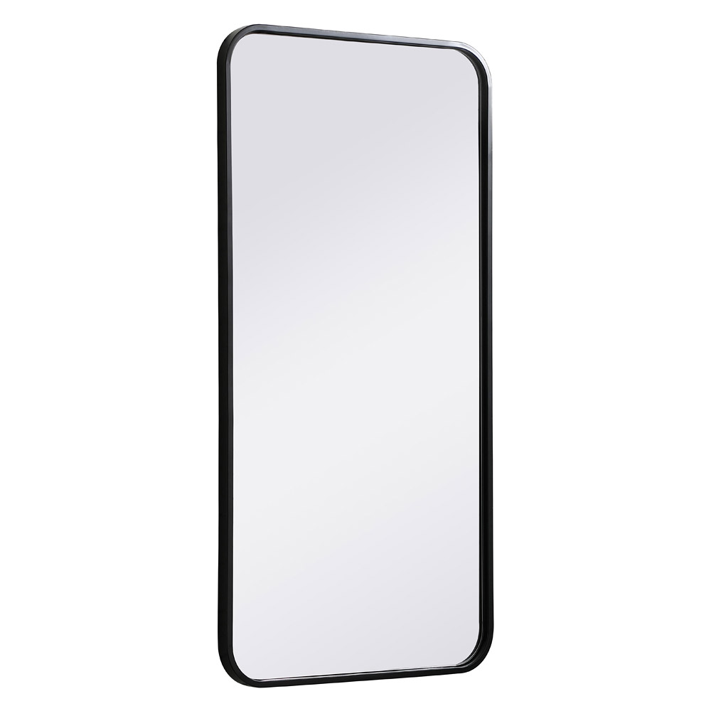 Elegant Wall Mirror - Black, L 36" (MR801836BK)