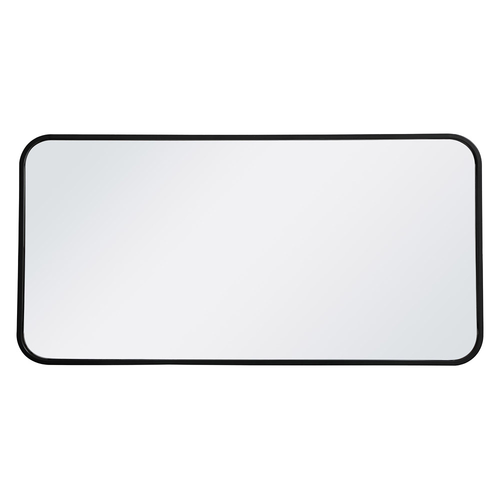 Elegant Wall Mirror - Black, L 36" (MR801836BK)