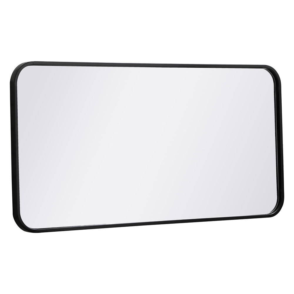 Elegant Wall Mirror - Black, L 36" (MR801836BK)