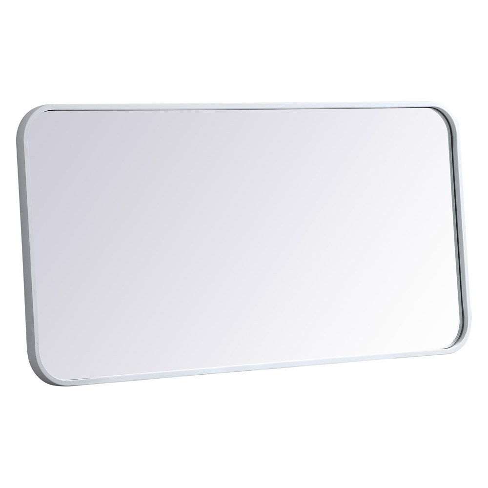 Elegant Wall Mirror - White, L 36" (MR801836WH)