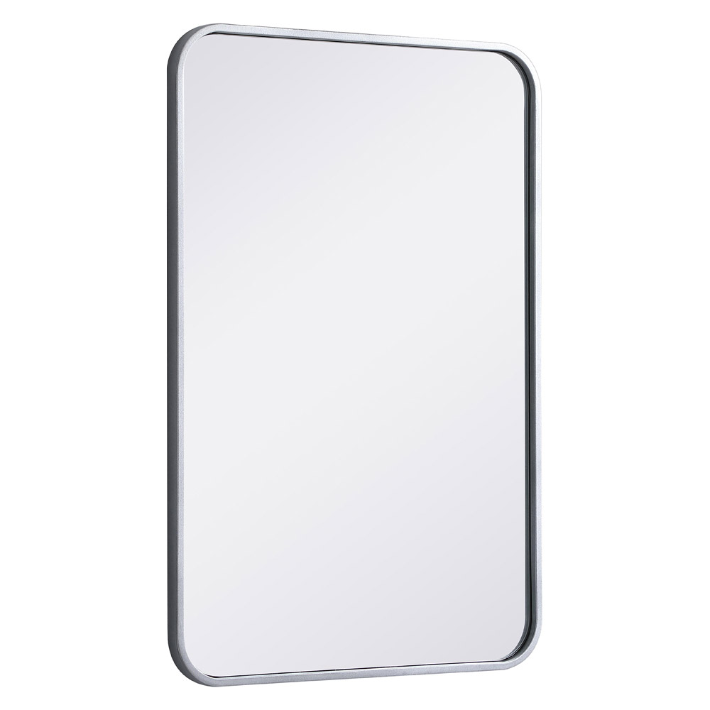 Elegant Wall Mirror - Silver, L 30" (MR802030S)