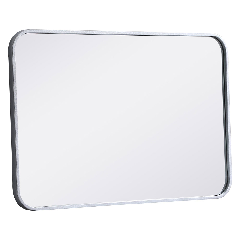 Elegant Wall Mirror - Silver, L 30" (MR802030S)